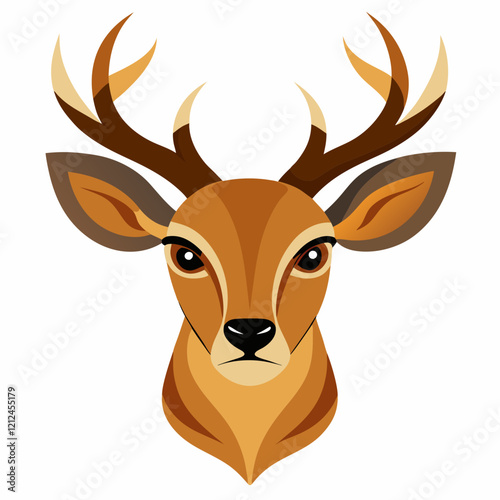 deer head vector