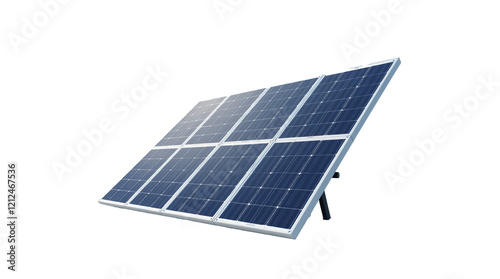 solar panel isolated, transparent