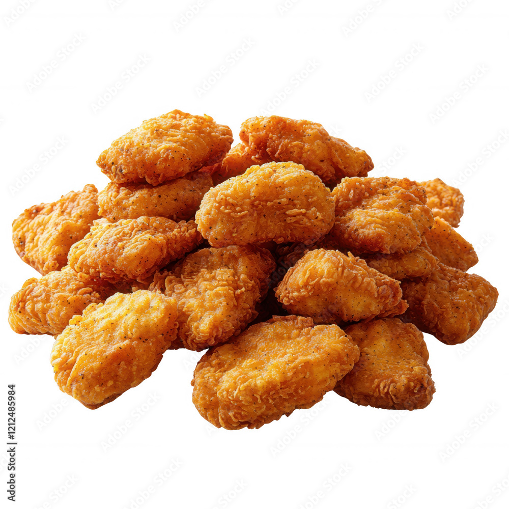 Chicken Nuggets Isolated on Transparent Background Chicken Nuggets Isolated on Transparent Background