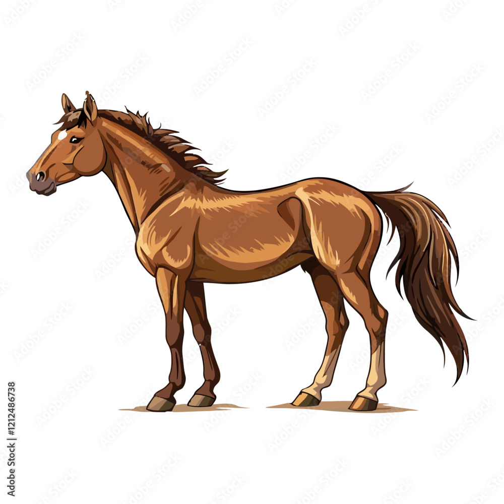 Obraz premium Horse vector illustration