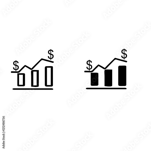 Money, finance, banking outline icons collection. Money line icons set vector illustration. Money bag, coins, credit card, wallet and more