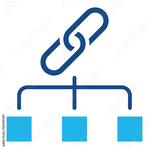Network Icon Element For Design