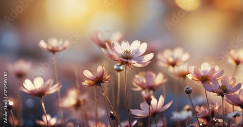 primer plano de flores silvestres. campo. naturaleza photo