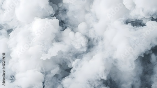 Ethereal Cloudy Texture in Shades of White and Gray
