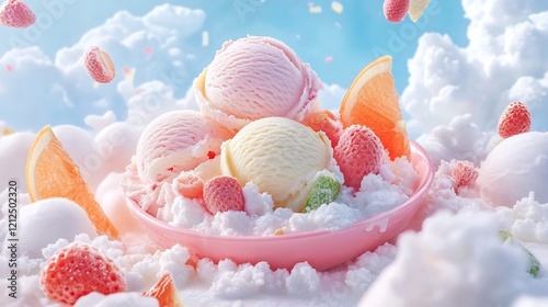 Sweet Dreamland: A Whimsical Ice Cream Fantasy