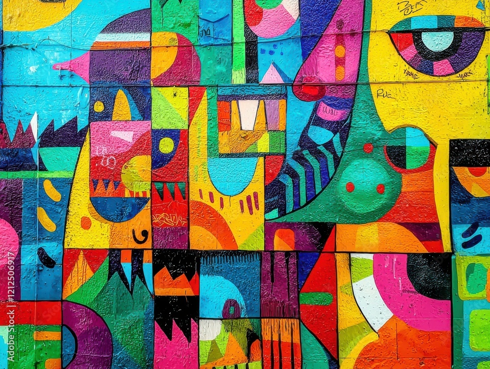 Obraz premium Colorful Street Art