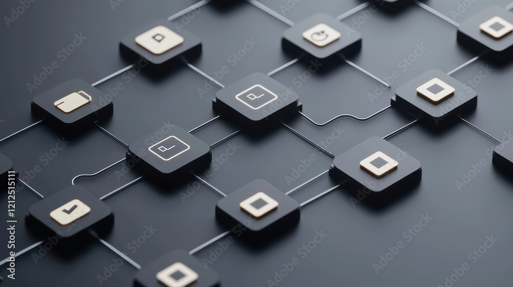 Encrypted network security chip elements abstract technology Encrypted network security chip elements abstract technology