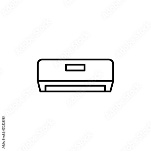 ac icon Simple outline illustration