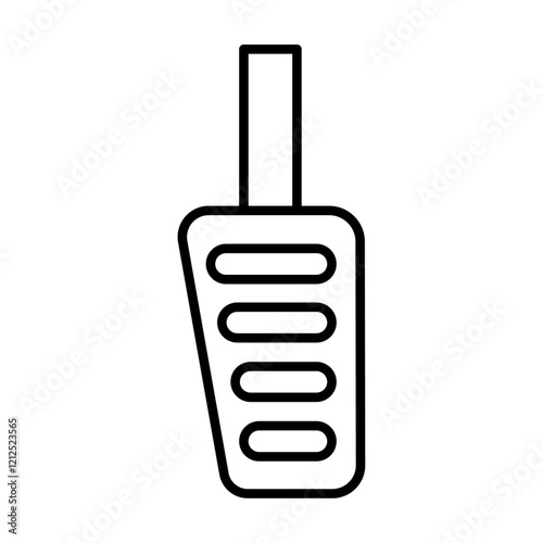 accelerator icon Simple outline illustration