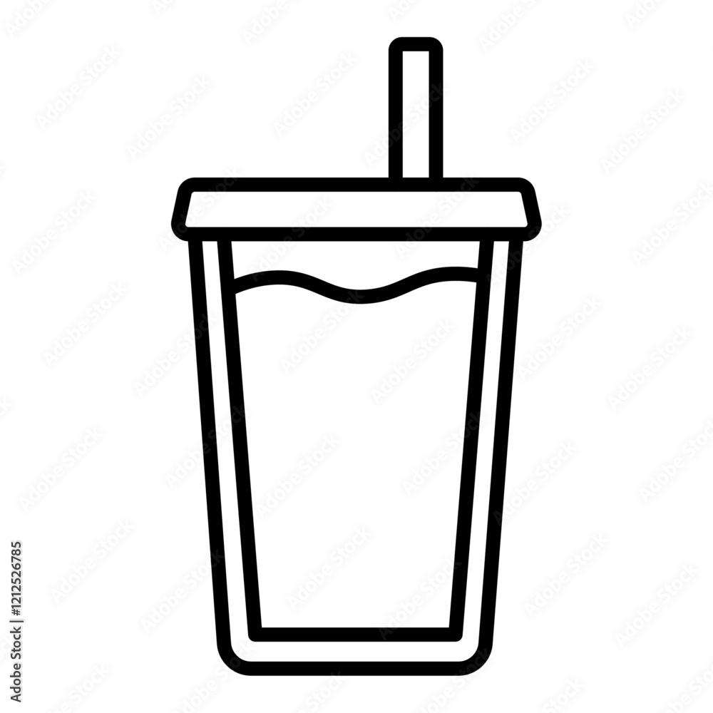 coffee icon Simple outline illustration coffee icon Simple outline illustration