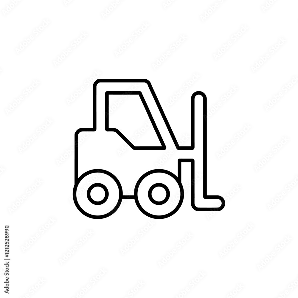 fork icon Simple outline illustration fork icon Simple outline illustration