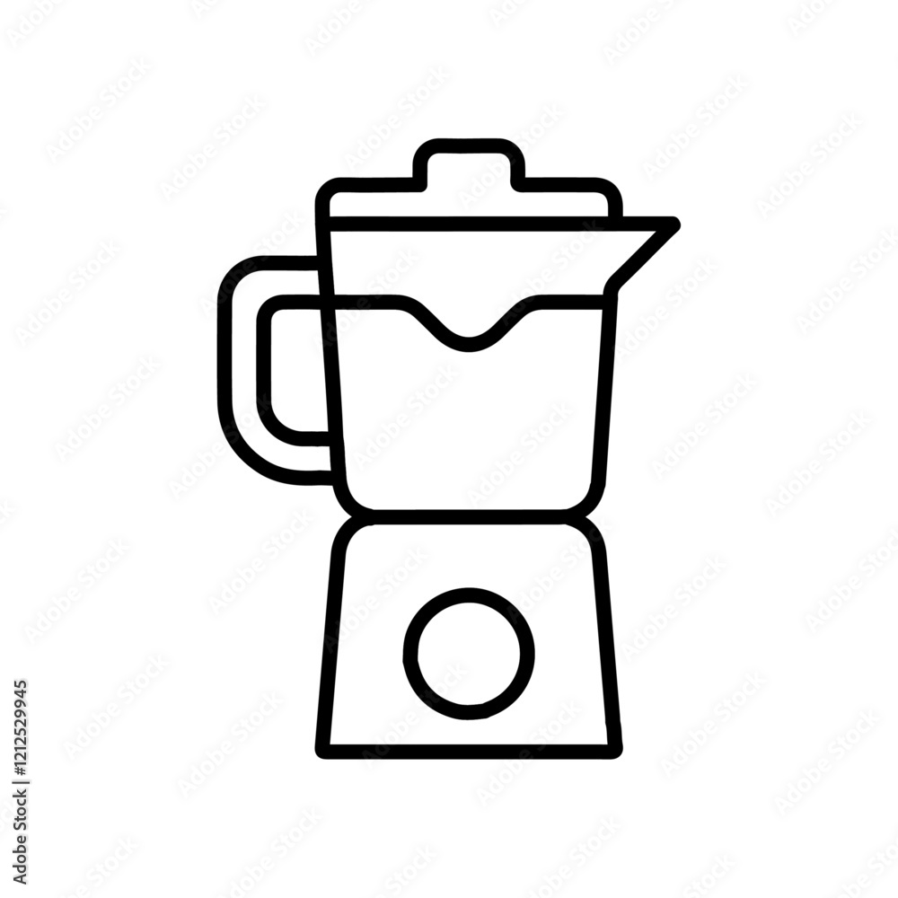 juicer icon Simple outline illustration