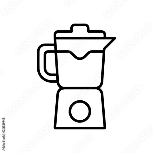 juicer icon Simple outline illustration