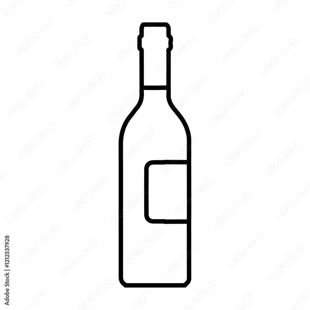 wine icon Simple outline illustration wine icon Simple outline illustration