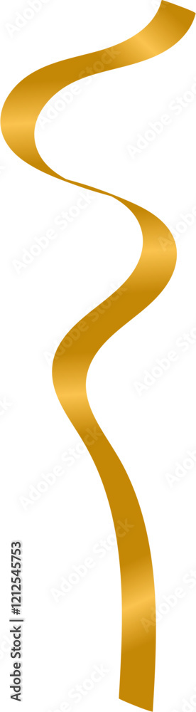 Gold Ribbon, Luxury Gold Ribbon Banner, Gold Ribbon Swirl Gold Ribbon, Luxury Gold Ribbon Banner, Gold Ribbon Swirl
