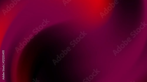 A vibrant abstract design featuring smooth gradients of red, purple, and black.