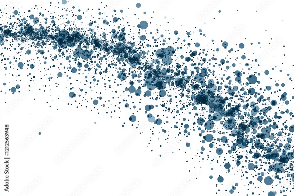 On a pure white background, a standalone blue digital data matrix with binary code numbers. Embodies technology, coding, or big data concepts. A modern graphic design On a pure white background, a standalone blue digital data matrix with binary code numbers. Embodies technology, coding, or big data concepts. A modern graphic design