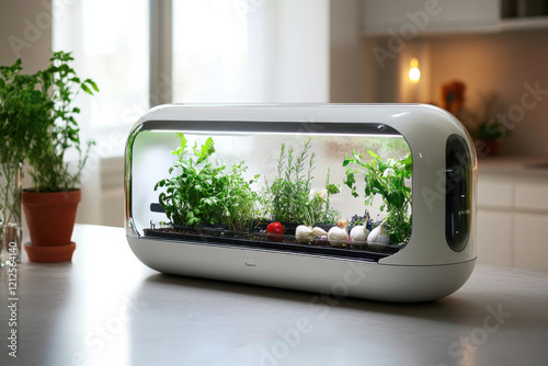 Smart home garden systems for indoor farming photo