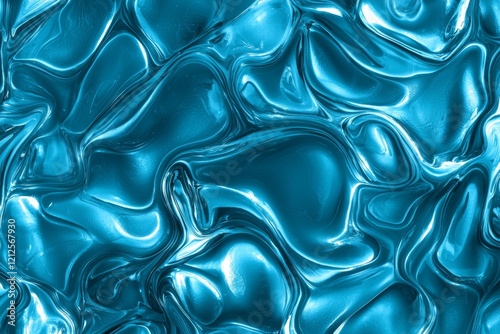 Mint-colored water with a serene texture that includes rings and ripples, ideal for a spa background in flat lay shots. Includes spaces for copytext photo