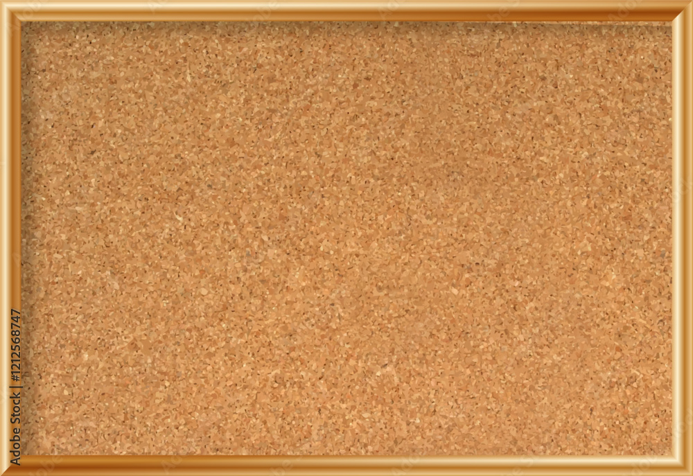 Fotografie Cork board with wood frame