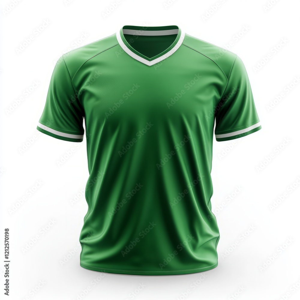 realistic high quality green jersey mockup isolated realistic high quality green jersey mockup isolated