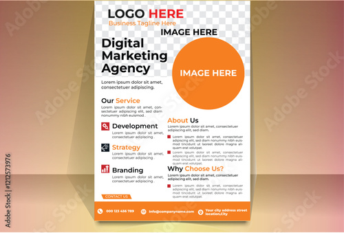 	
Corporate Unique Business flyer design template in A4 size, infographic, modern layout,editable bundle, marketing print material design, Magazine, Poster, EPS File

