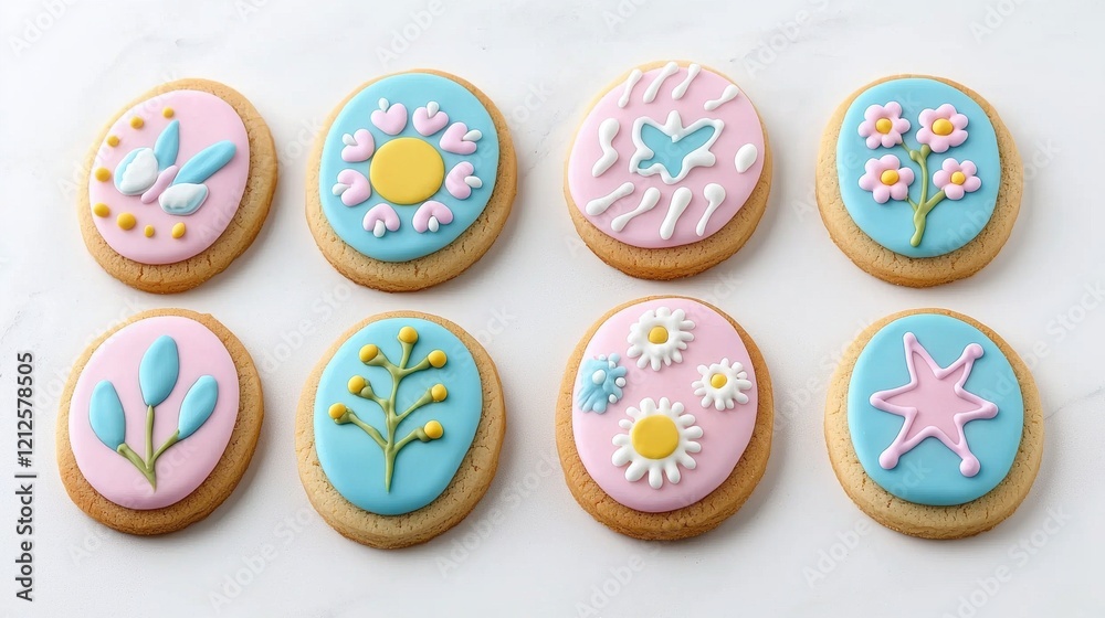 Pastel Flower & Butterfly Sugar Cookies Pastel Flower & Butterfly Sugar Cookies