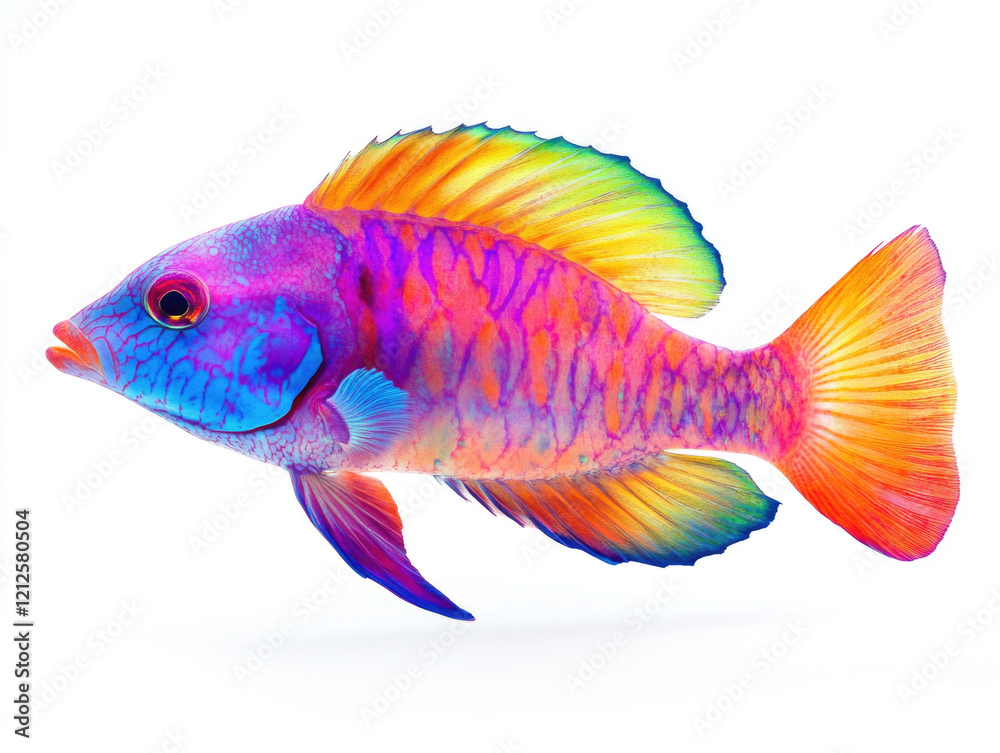 Fototapeta premium Vibrant Pink Fish