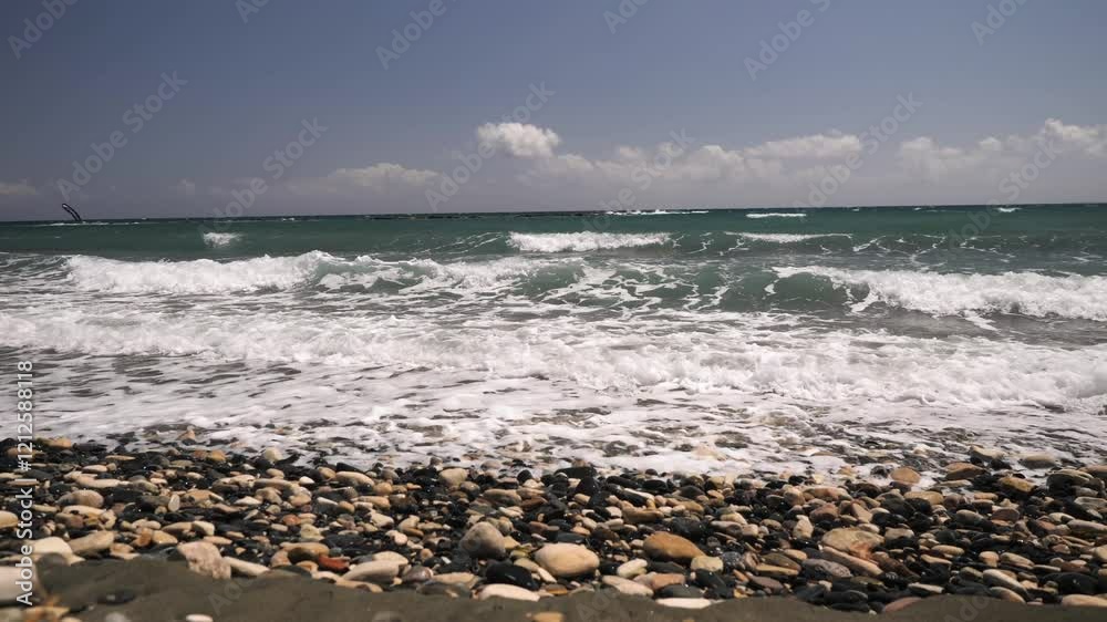 The waves at Pebble Beach are stunning, creating a perfect setting for a peaceful day by the sea