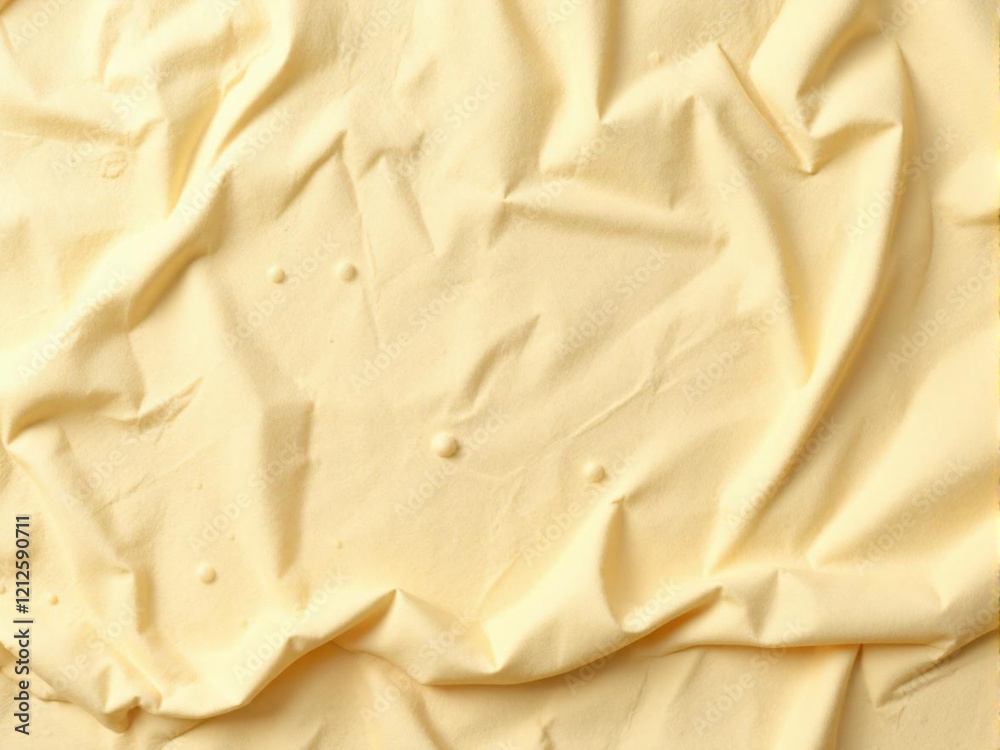 A yellow piece of fabric with a hole in it A yellow piece of fabric with a hole in it