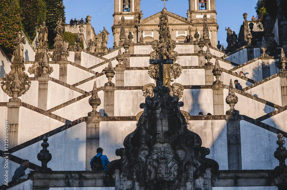 church of bom jesus in Braga in Portugal