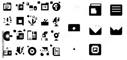 File format icon collection. Icons for different image file types. Icons for various picture file formats.