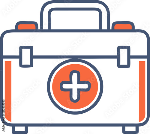 first aid kit icon vector illustration