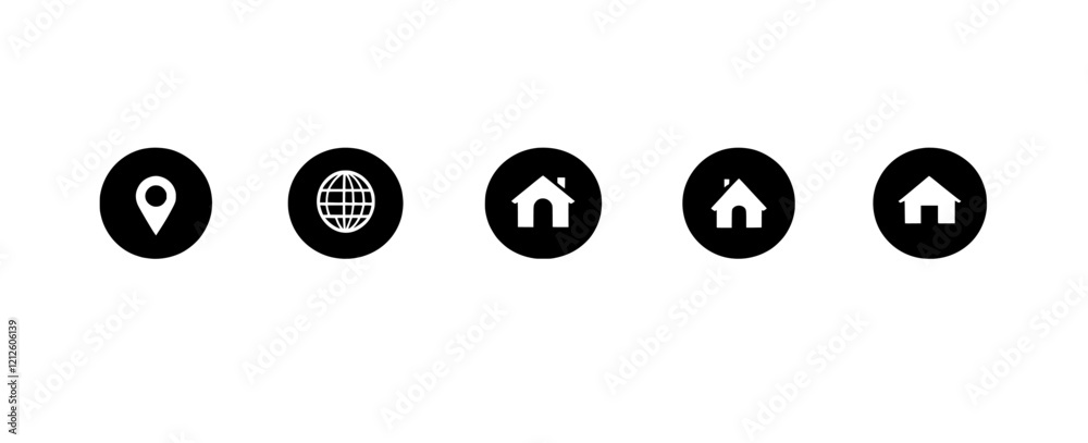 Icon set for web. Contact and web icon collection. Modern website icon set. Icon set for web. Contact and web icon collection. Modern website icon set.