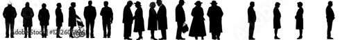 Modern couple silhouette illustrations and icons in a big pack with a clean design