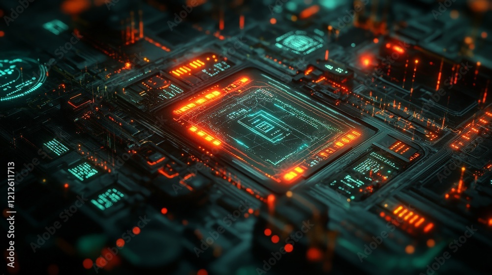 A glowing technology network visualization representing blockchain and AI connections. Perfect for technology blogs, presentations, and futuristic themes. A glowing technology network visualization representing blockchain and AI connections. Perfect for technology blogs, presentations, and futuristic themes.
