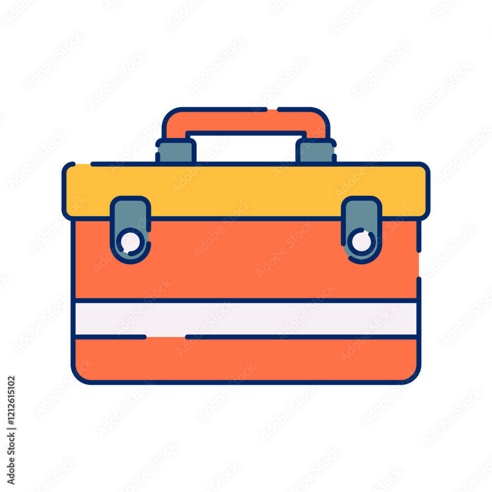 Portable storage for hand tools and small equipment, essential for repair and construction tasks. Portable storage for hand tools and small equipment, essential for repair and construction tasks.