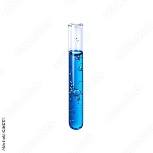 test tube with blue liquid png