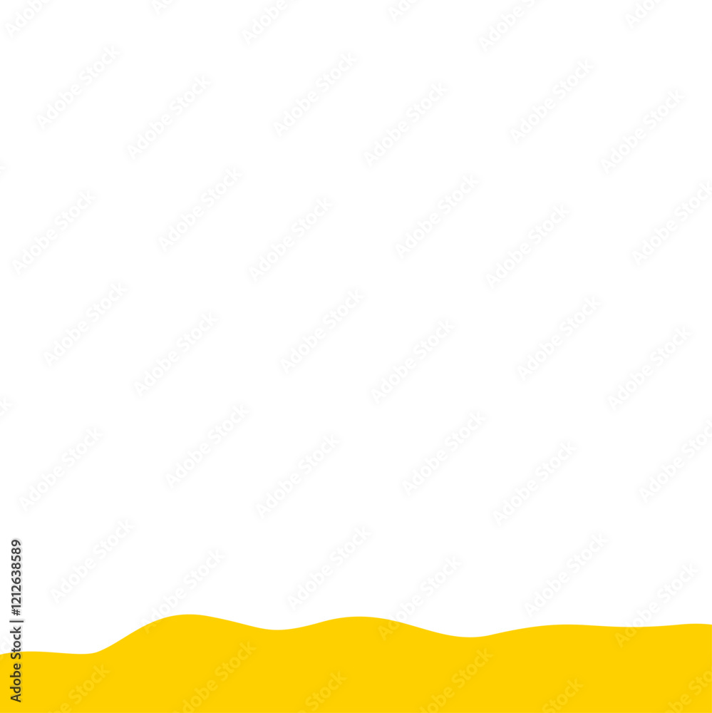 Obraz premium Yellow Divider Shape