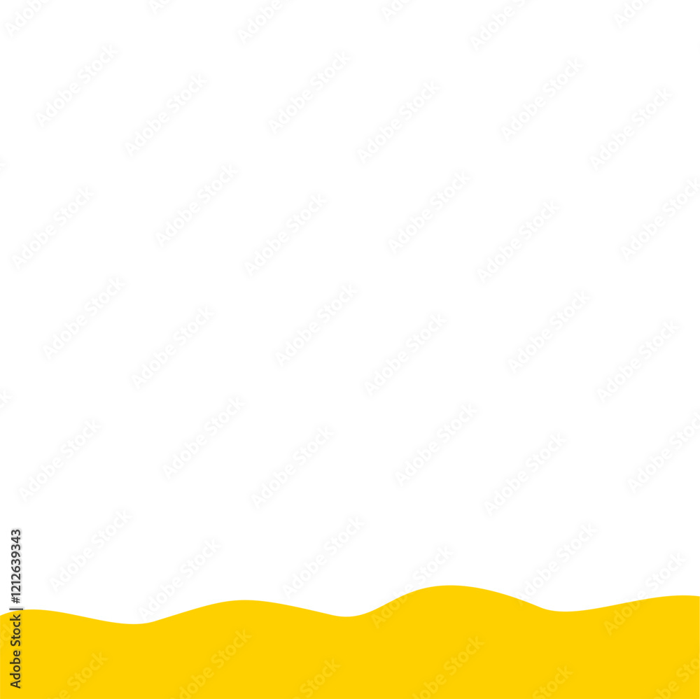 Obraz premium Yellow Divider Shape