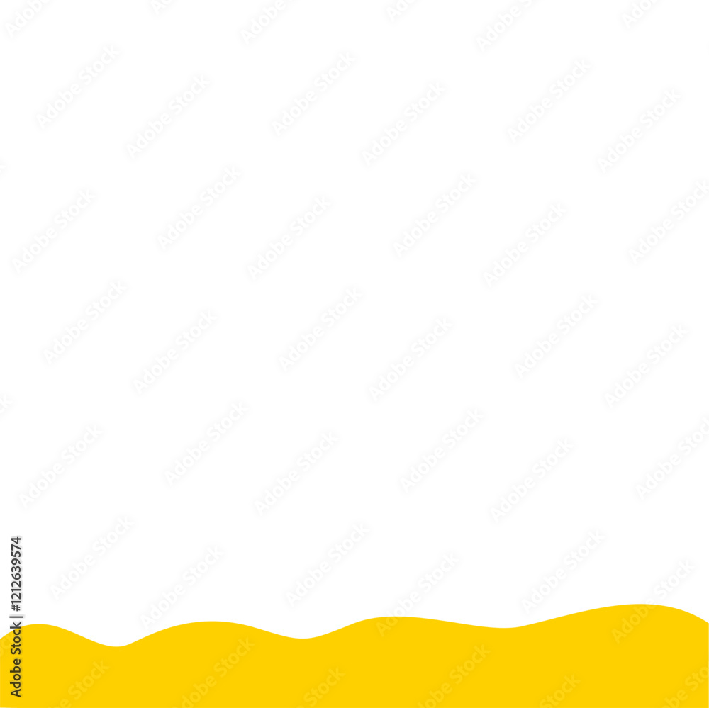 Obraz premium Yellow Divider Shape