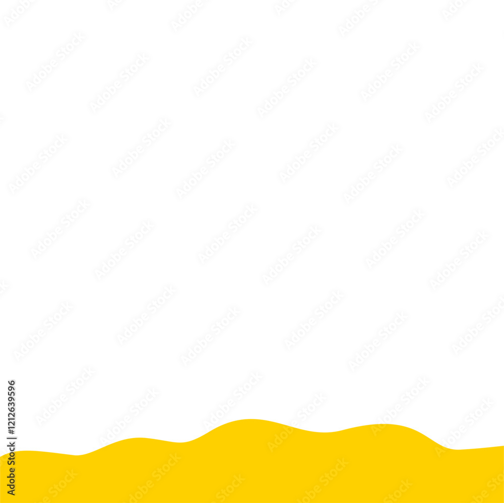 Obraz premium Yellow Divider Shape