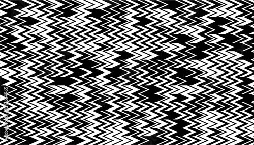 Black and white abstract geometric pattern. For modern background and jersey design. Vector Format Illustration. Easily resized and recoloured at your discretion 