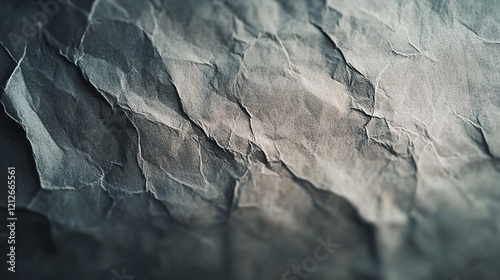 Wallpaper Mural Crumpled paper texture in soft light revealing intricate folds and shadows Torontodigital.ca