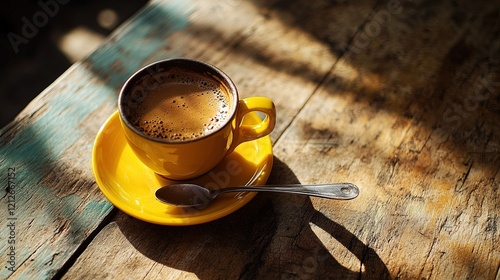 The comforting ritual of making a cup of coffee, a moment of mindfulness in the daily routine.
