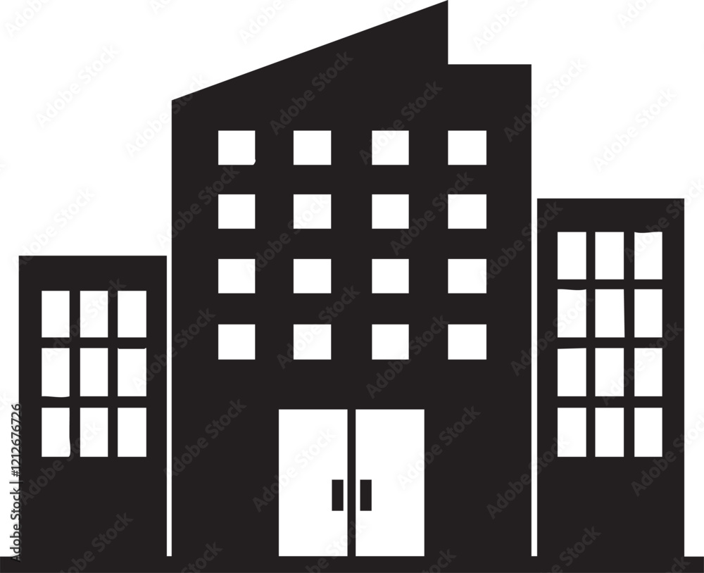 silhouette of a building silhouette of a building