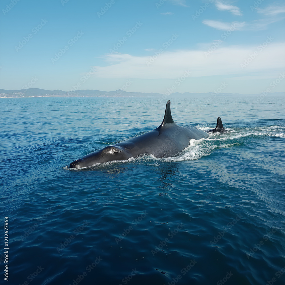 baleine, eau, voyager, Vue aérienne d’une baleine grise dans le Pacifique, près des côtes mexicaines en Basse-Californie du Sud baleine, eau, voyager, Vue aérienne d’une baleine grise dans le Pacifique, près des côtes mexicaines en Basse-Californie du Sud