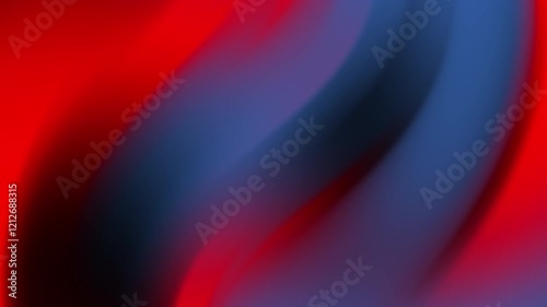 Abstract image featuring smooth gradients of red and blue, creating a dynamic visual effect.