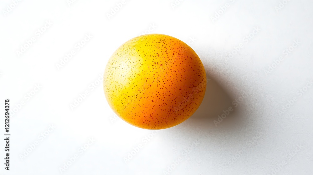 A solitary yellow balloon gently hovering in the center of a pristine white background with a minimalist touch A solitary yellow balloon gently hovering in the center of a pristine white background with a minimalist touch