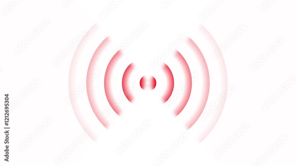 Radio waves background animation. Radio wave signal animated background. Radio waves background animation. Radio wave signal animated background.